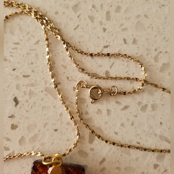 Vintage Murano Millefiori Glass Pendant Necklace - Picture 4 of 6